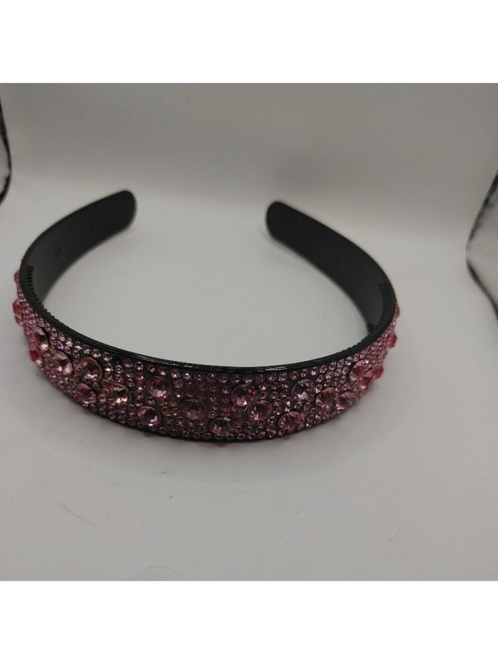 Headband Covered In Pink Crystals